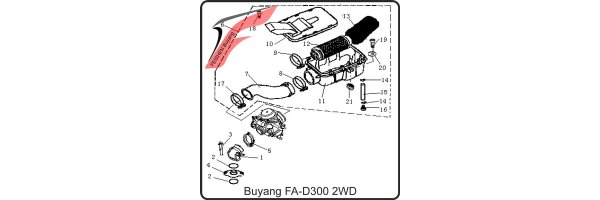 (E26) - Luftfilter - Buyang FA-D300