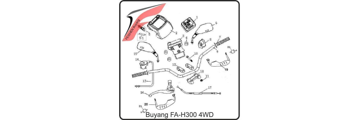 (F01) - Lenker - Buyang FA-H300