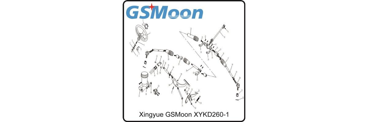 (F02) Lenkung - GSMoon XYKD260-1