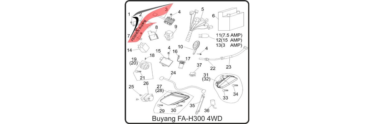 (F17) - Elektrische Anlage - Buyang FA-H300