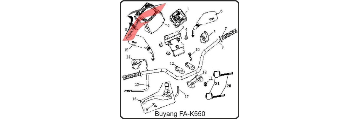 (F01) - Lenker - Buyang FA-K550