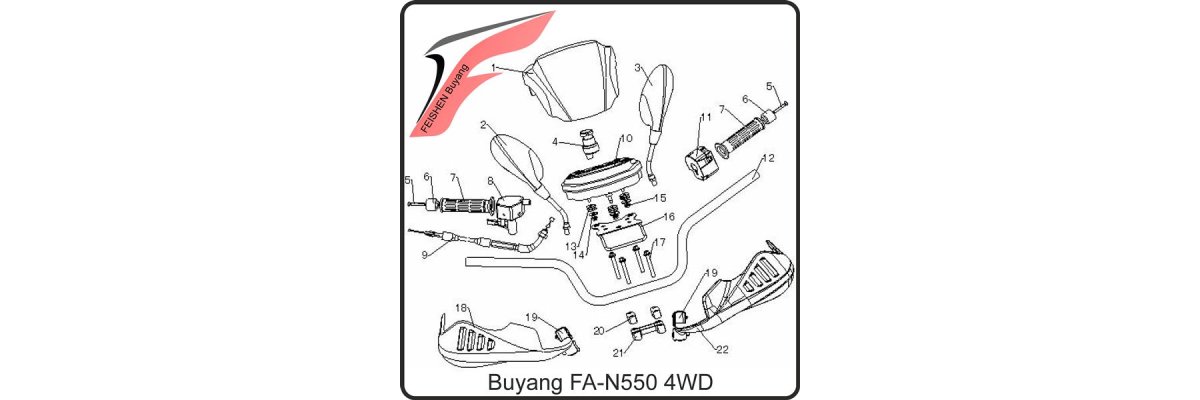 (F01) - Lenker - Buyang FA-N550