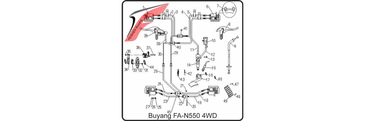 (F17) - Bremsanlage - Buyang FA-N550