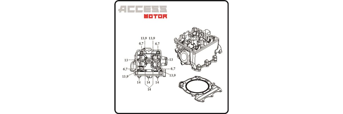 450cc Access Motor