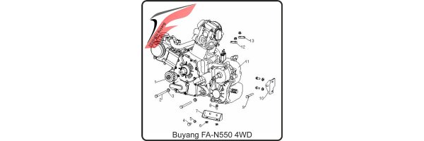 Fig. 35 Motor Getriebe Halter