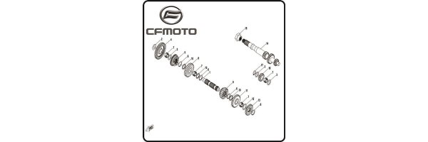 (E06-1) Getriebe I - CFMOTO TYP191R