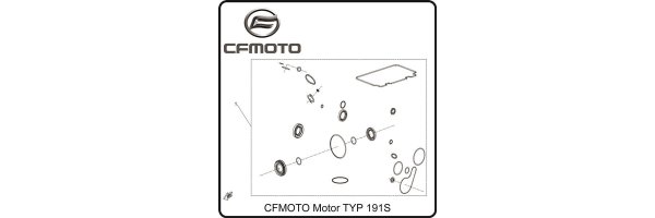 (E30) Gummidichtungen - CFMOTO TYP191S