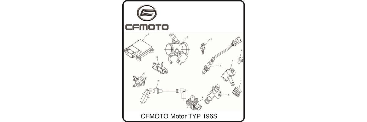 (E24) Einspritzsystem - CFMOTO TYP196