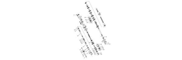 Fig.24 / 1-31 Getriebe Zahnräder / Wellen