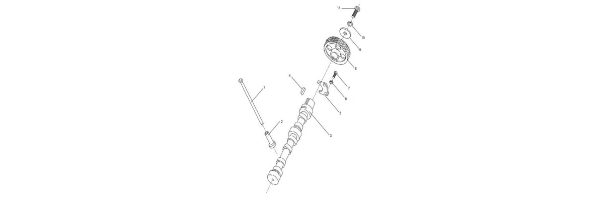 Fig.10 CAMSHAFT, TAPPET AND PUSH ROD