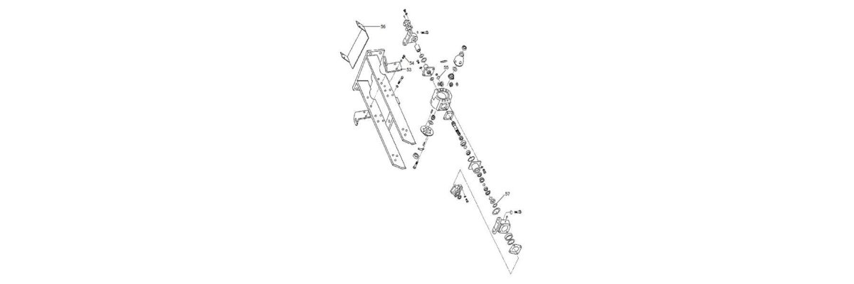 Fig.21 / 53-57 FRONT DIFFERENTIAL AND BRACKET