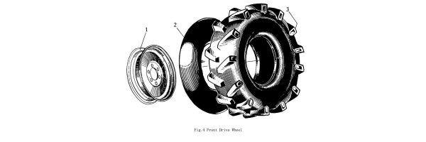 Fig.4 FRONT DRIVE WHEEL