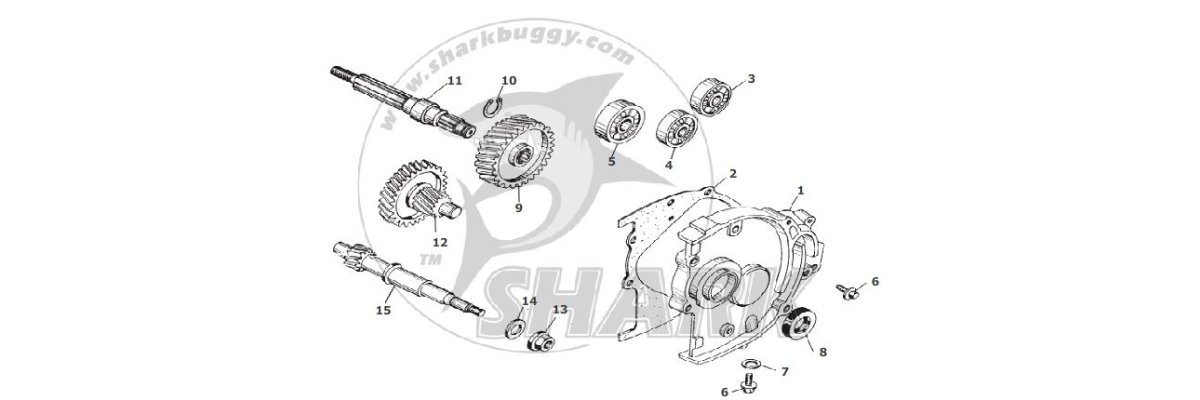 Fig. 11 Untersetzungsgetriebe GY6 Typ 157QMJ