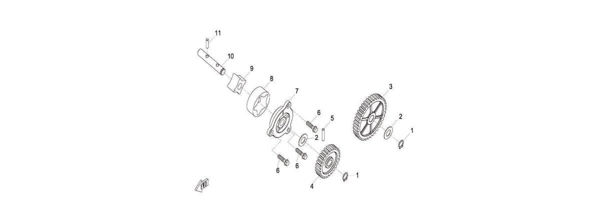 OIL PUMP ASSY "Typ 2V91W"