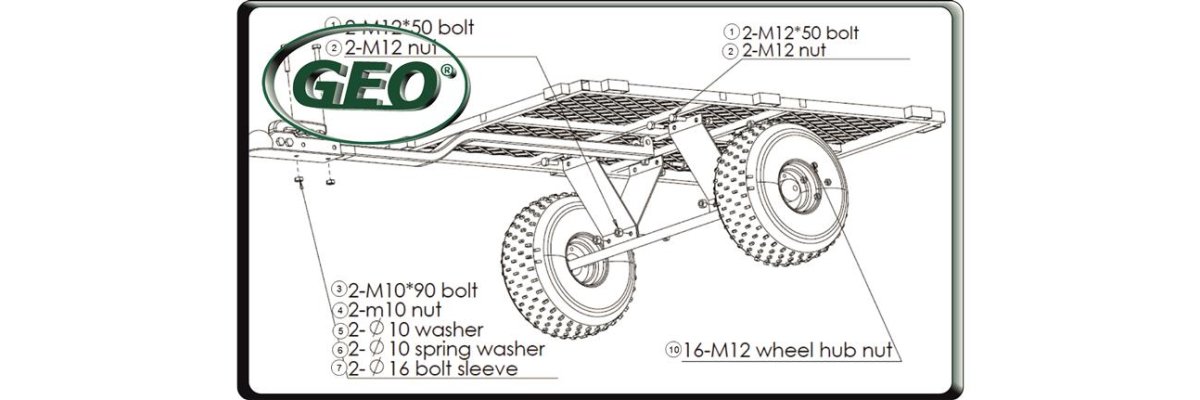 spare parts GEO ATV CARRY (page 1)