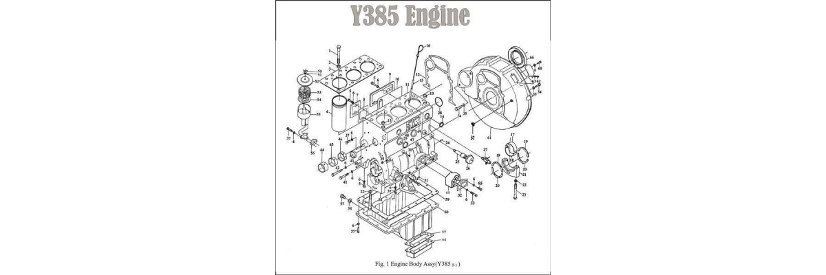 Fig.1 ENGINE BODY ( Y380 )