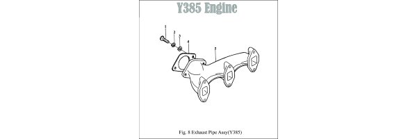 Fig.8 EXHAUST PIPE ( Y380 )