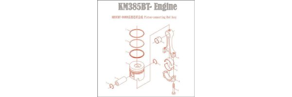 Fig.8 PISTON CONNECTING ROD KM385BT