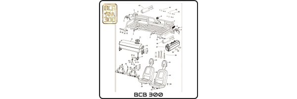 Gepäckträger, Kraftstofftank, Sitze - BCB-300