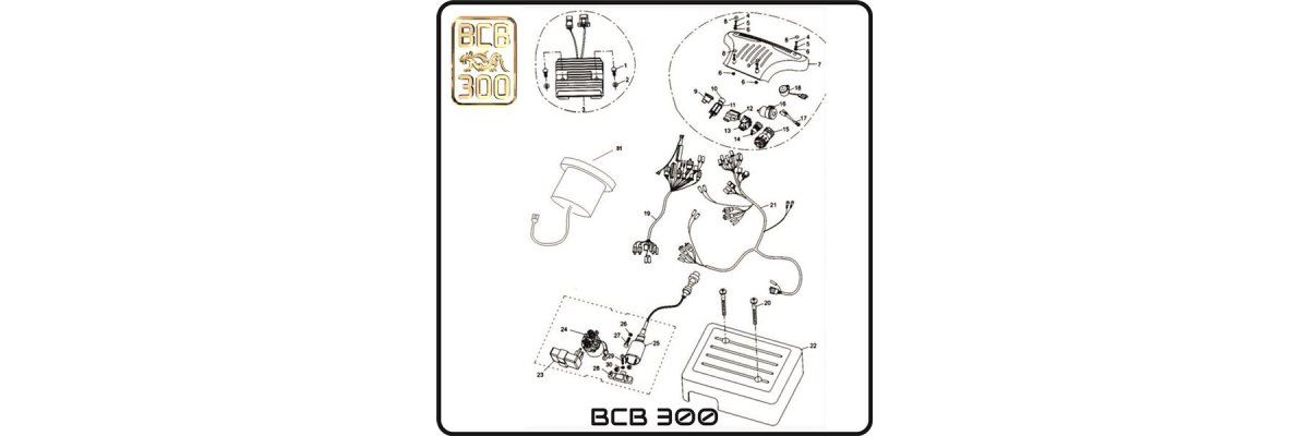 (F27) Kabelbäume, Elektrikmodul - BCB-300