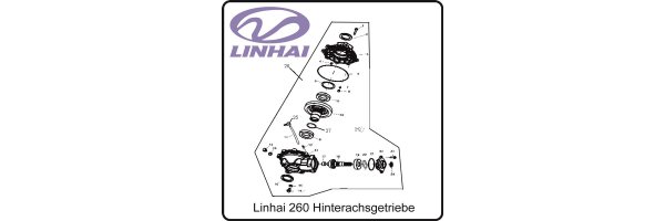 Hinterachsgetriebe - Linhai 260