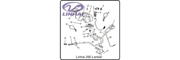 Lenker, Tacho - Linhai 290