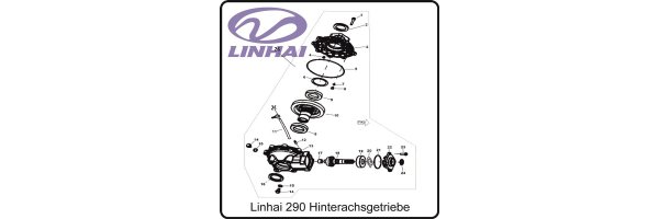 Hinterachsgetriebe - Linhai 290