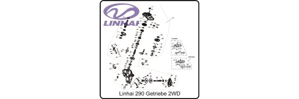 Getriebe 4x2 - Linhai 290