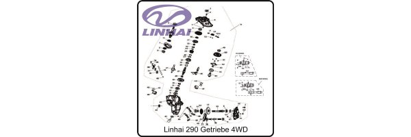 Getriebe 4x4 - Linhai 290