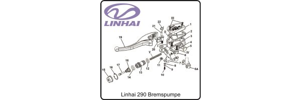 Bremszylinder (Handbremse) - Linhai 290