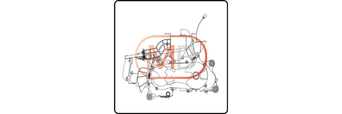 Motor & Getriebe - Linhai ATV M150L - Hytrack...