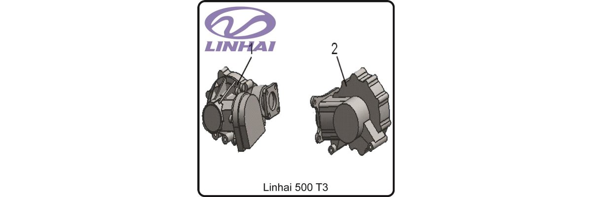 Achsgetriebe vorne / hinten - Linhai 500 T3