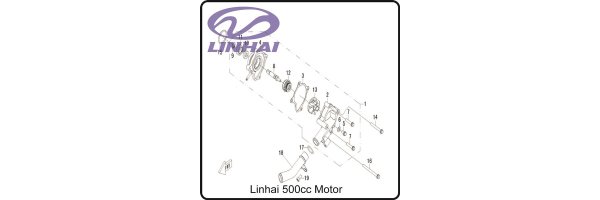 Wasserpumpe - Linhai 550