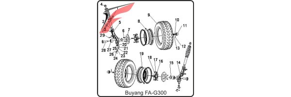 (F05) - Radaufhängung vorne - Buyang FA-G300