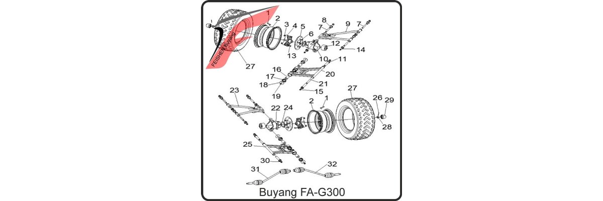Fig.6 REAR TIRE SYSTEM
