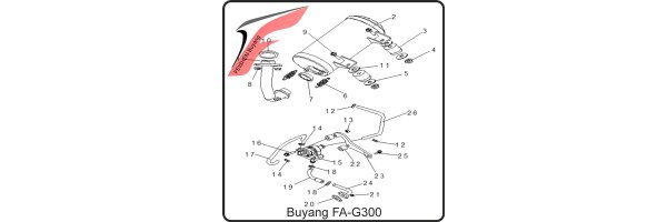 (F22) - Abgasanlage - Buyang FA-G300