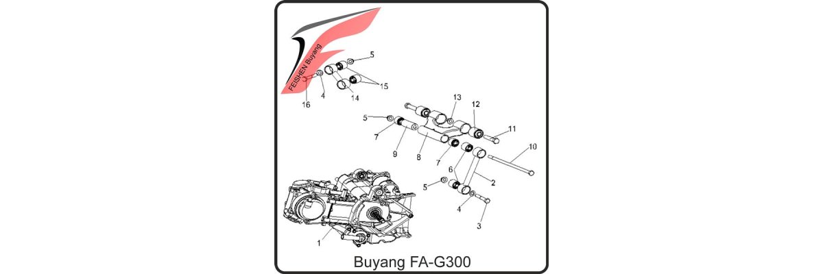    Fig.28 
Motoraufhängung   