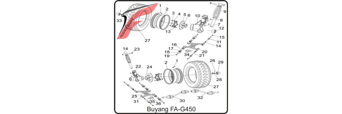 Fig. 5 REAR TIRE SYSTEM