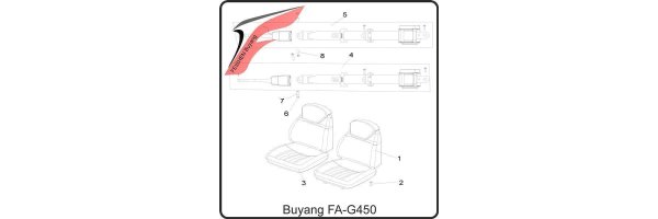(F06) - Sitze, Sicherheitsgurte - Buyang FA-G450