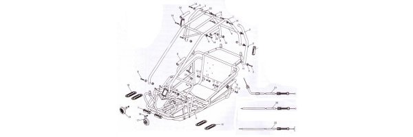(F02) Rahmen - TBM-50cc Buggy