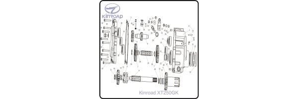 Rückwärtsganggetriebe - XT250GK-2/8