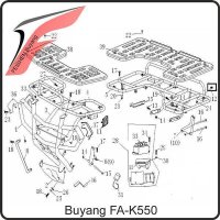 (6) - Stütze vorn links - Buyang FA-K550