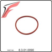 (1) - O-Ring für Ansaugstutzen - Buyang FA-K550