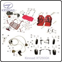 (8) - Luftfiltereinsatz - Kinroad XT250GK