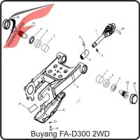 (11) - Sicherungsmutter für Lagerzapfen links - Buyang FA-D300 EVO