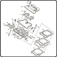 (3) - Zylinderfussdichtung - Adly Subaru 450cc