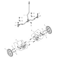 (10) - Bremsschlauchhalter - Adly ATV 150 Utility -...