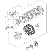 (13) - CLUTCH LIFTER PLATE - Adly ATV 300 Utility - Bj....