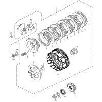 (13) - CLUTCH LIFTER PLATE - Adly ATV Crossroad 300 - Bj....