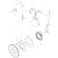 (4) - Zahnrad für  Starterfreilauf - Adly Subaru 500cc